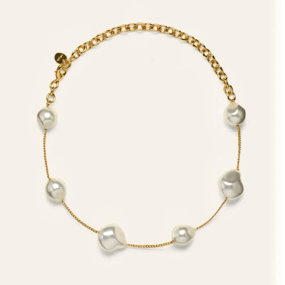 🌺🎉HP🎉🌺 NWT Cult Gaia Andie Pearl Choker Necklace - Picture 13 of 16